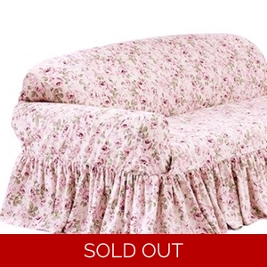 Rachel Ashwell LOVESEAT Slipcover Rosalie Pink Floral Shabby Chic